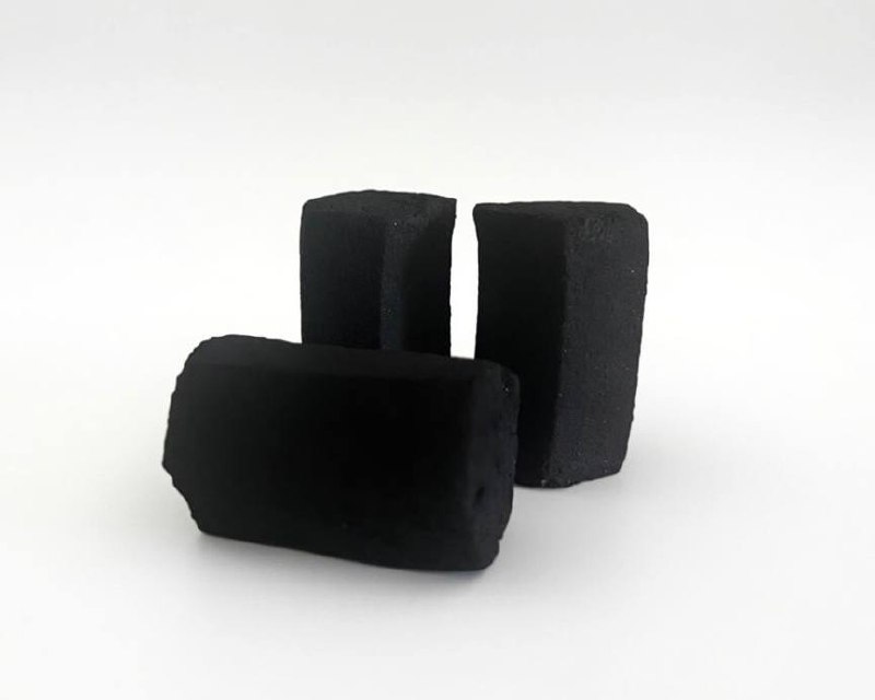 Hexagonal charcoal